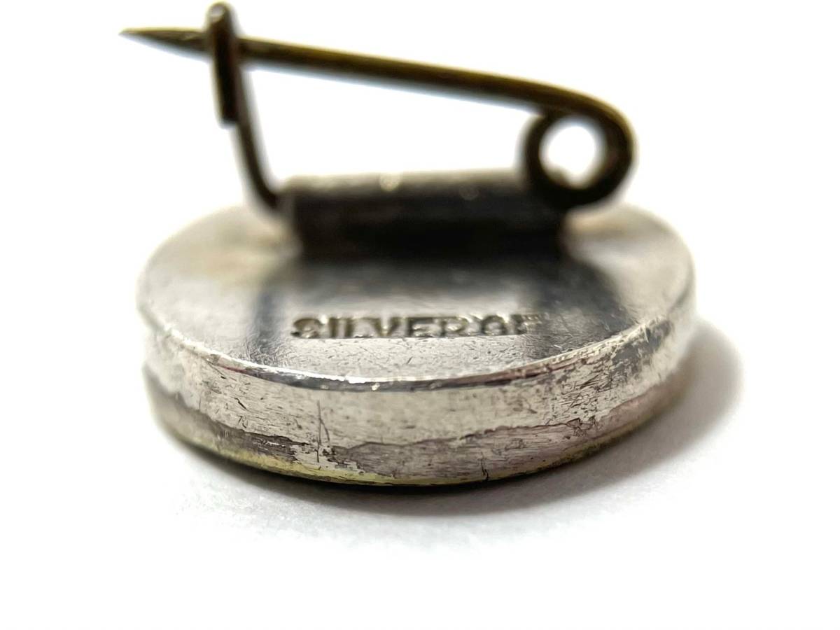 1 JAL 日本航空 社章 ピンバッジ SILVER 刻印 総重量 約 2.4g 鶴丸 SV