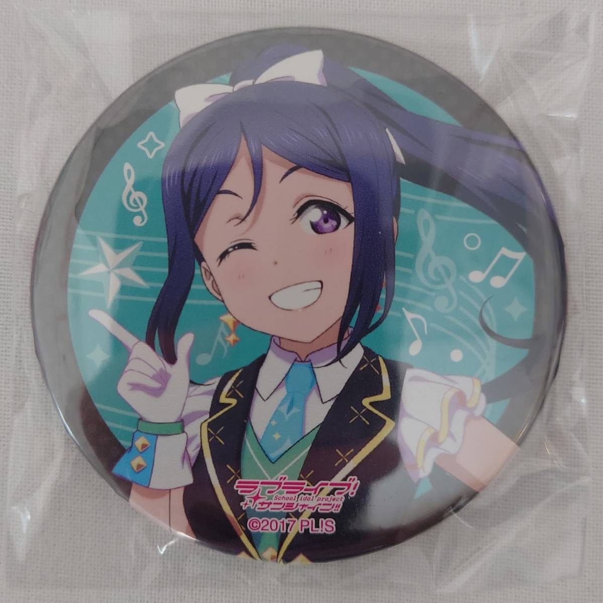 ラブライブサンシャイン ライブ ガチャ 松浦果南 缶バッジ Aqours 6th