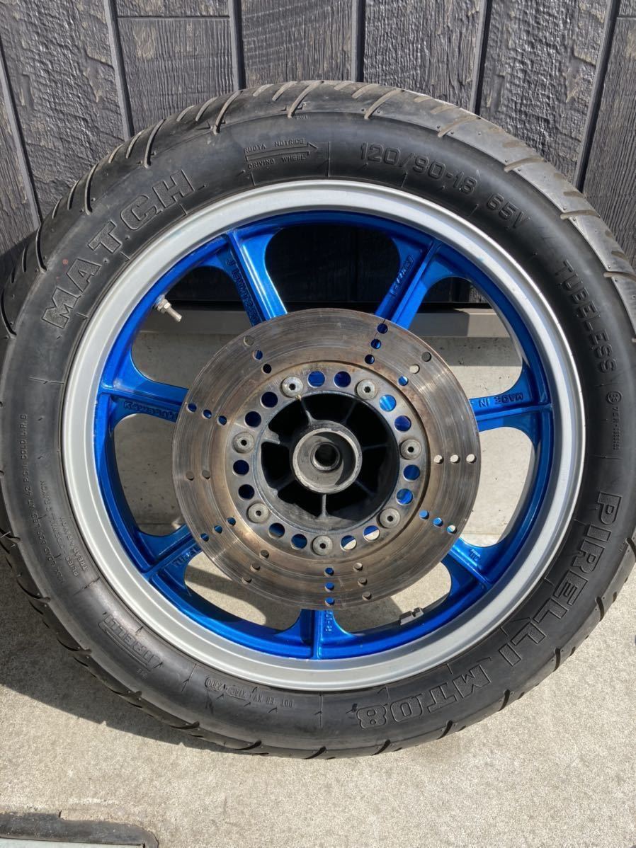 KZ1100 KZ1000 Z1000J Z1000R Z1100GP リヤホイール 純正 希少　カワサキ　ローター