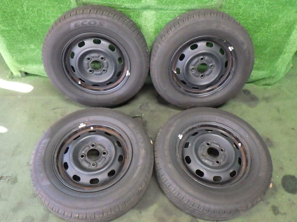 2020年5分山タイヤ サンバー等 165/70R13インチ 4.50B PCD100 4穴 鉄 