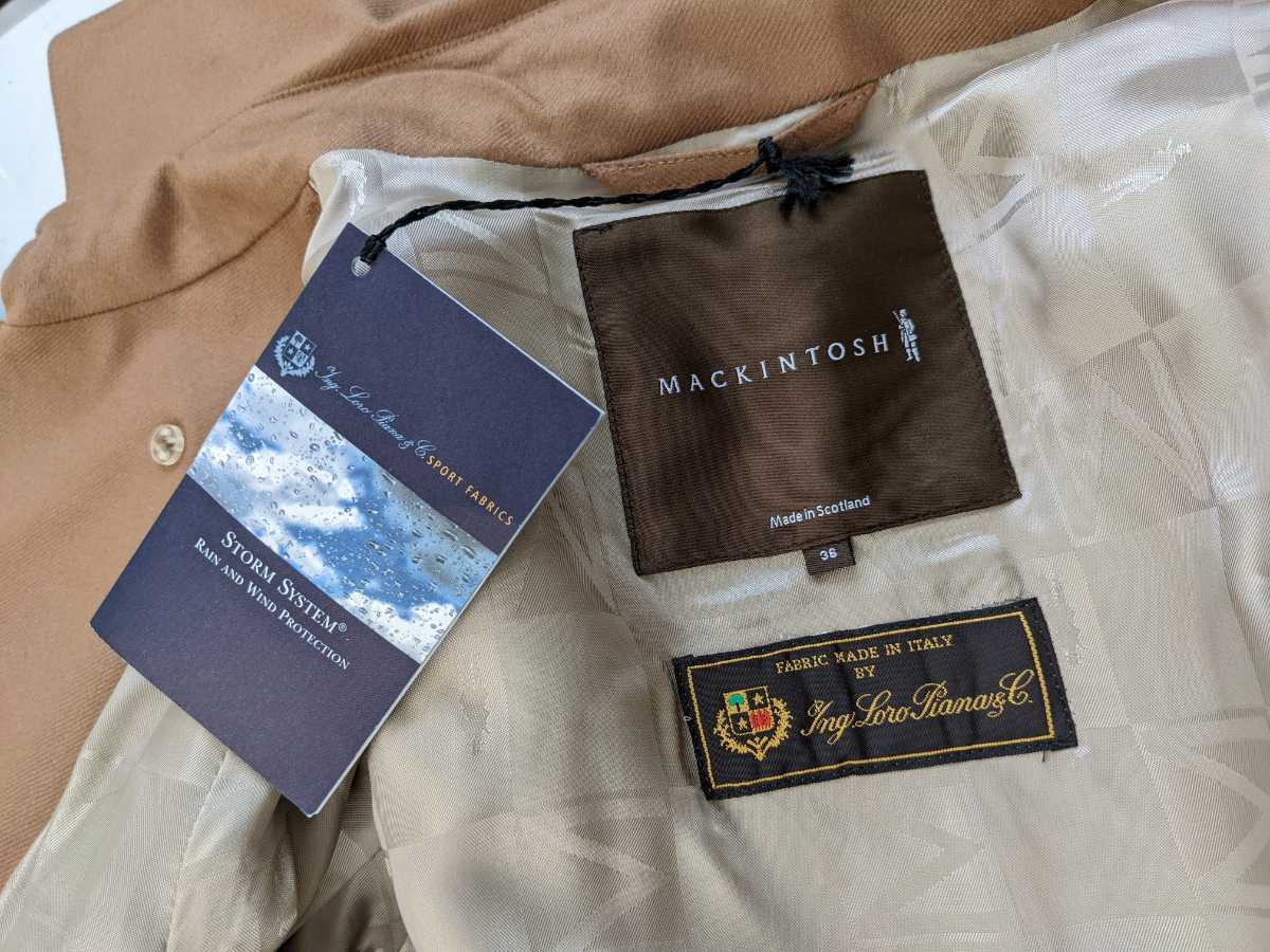 展示品 マッキントッシュ MACKINTOSH ウール トレンチコート メンズ 