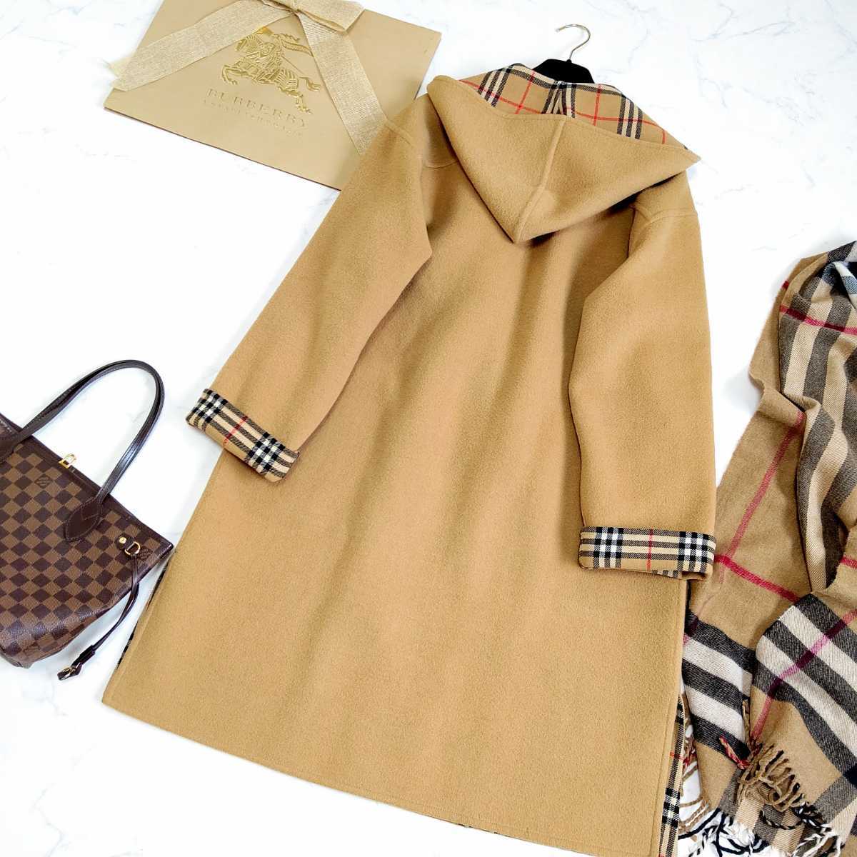 BURBERRY バーバリーロンドン ダッフルコート ウールコート ノバ