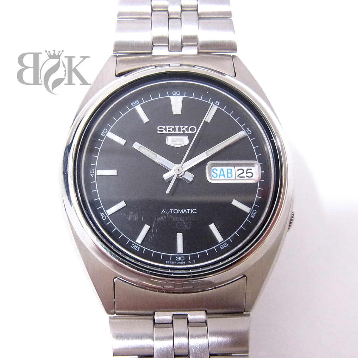 SEIKO 0 7S26-3180 セイコー 自動巻き 黒文字盤 - デイデイト 自動巻き 
