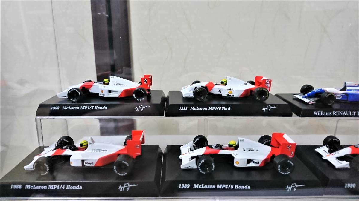 ☆京商 1/64 アイルトン・セナ コレクション 全9種 97T 98T 99T MP4/4 