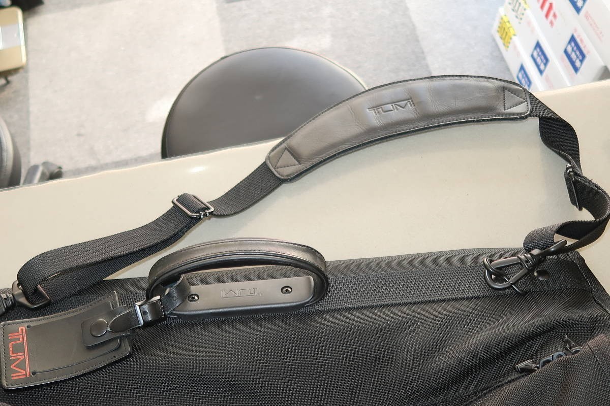 ♪♪TUMI トゥミ 231D3 ナイロン×レザー 2WAY ガーメントバッグ 