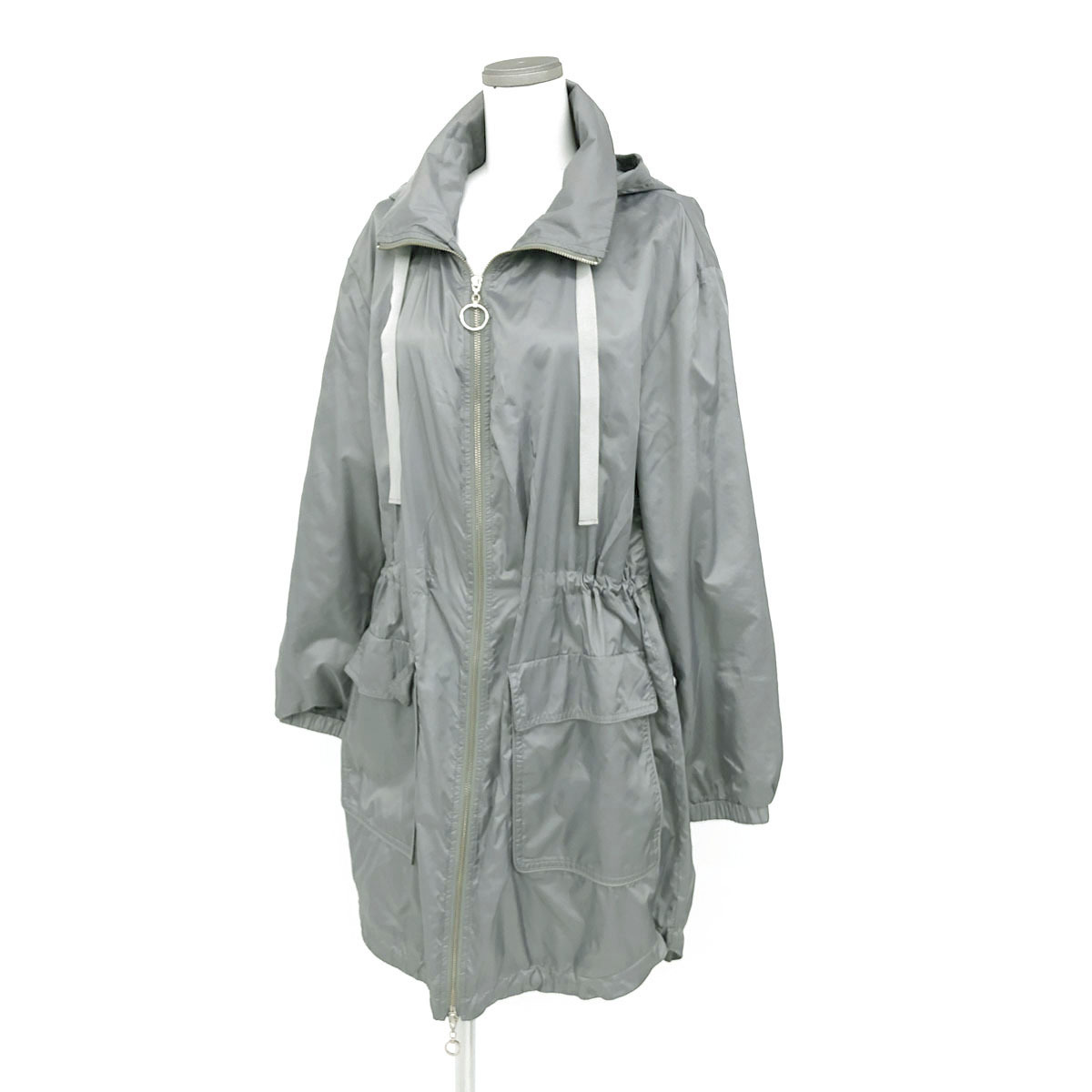 良好◇ESCADA エスカーダ ナイロンコート サイズ38◇ gray /グレー 