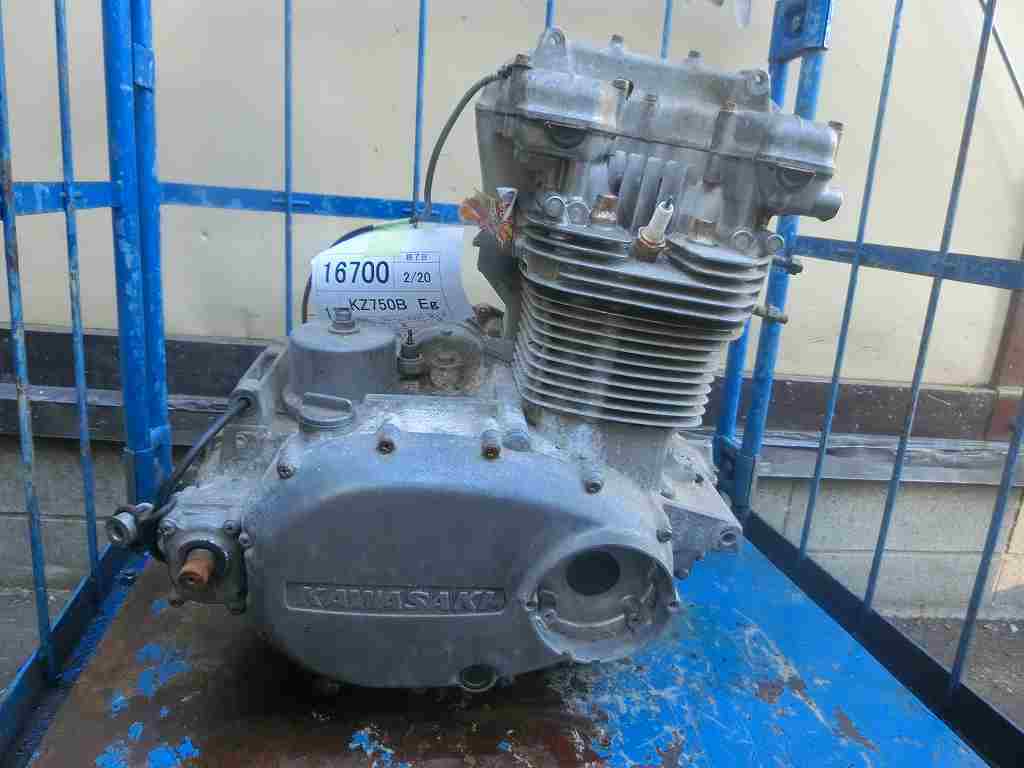 Z750T Z750ツイン 不動エンジン、エンジンロック、ジャンク☆KZ750B
