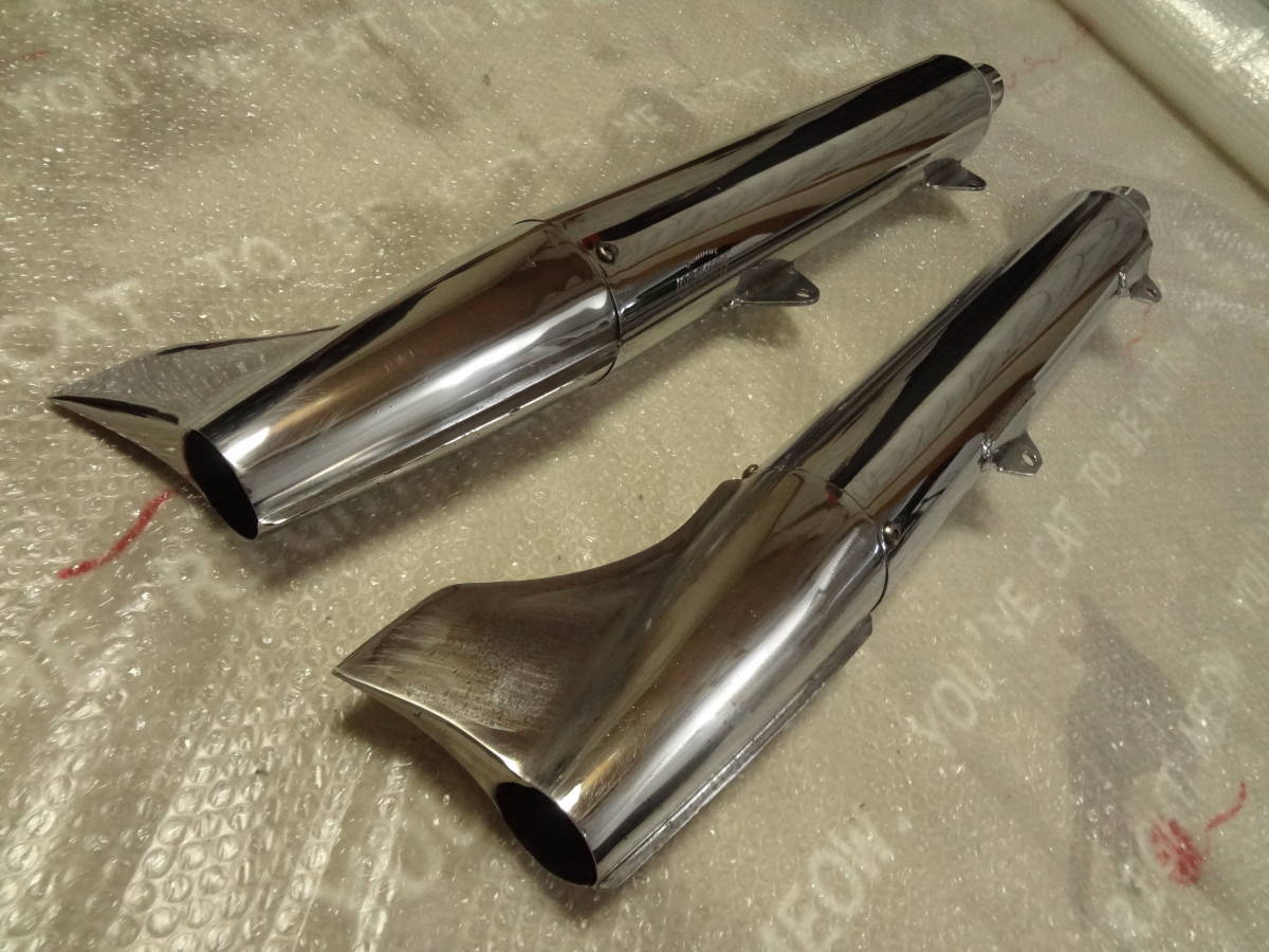 KERKER ハーレー左右出しソフテイル用KERKERサイレンサー FLSTS