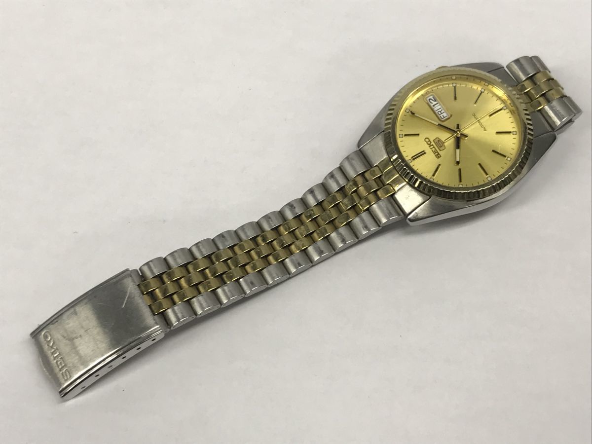 SEIKO セイコー 5 ファイブ「7S26-0500」裏スケ デイデイト AT / 自動 