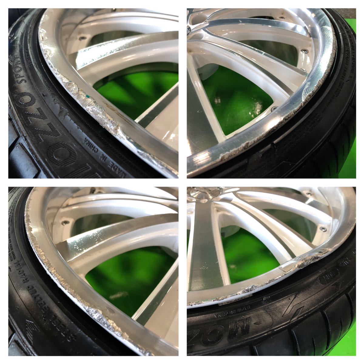 NA357 中古 ANHELO KLEITOS アネーロ クレイトス ホイール 20×8.5J +35  