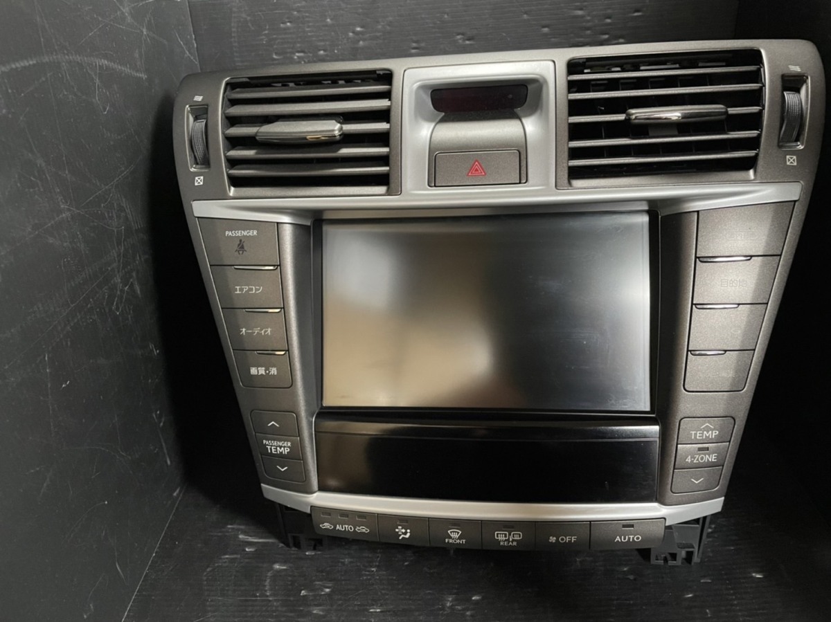 USF40 LS460 中期 マルチモニター ナビ 86430-50381 2012年冬地図 中古