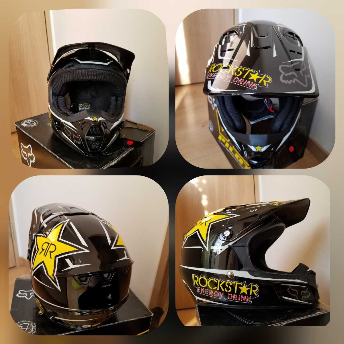 ♪超美品♪FOX♪子供用♪オフロードヘルメット♪PILOT♪V1キッズ49 