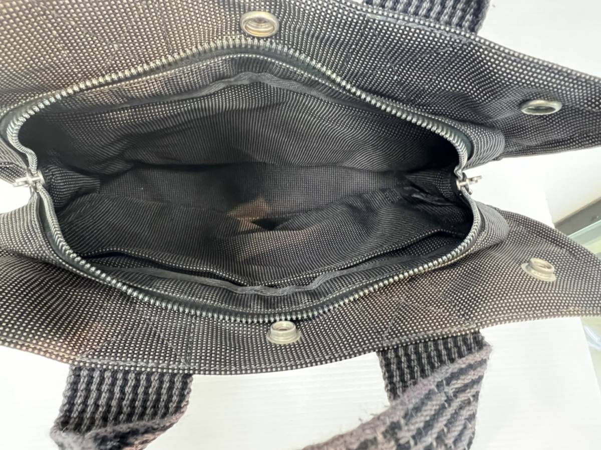 t040215-04 1円～ HERMES エルメス エールライン トートPM