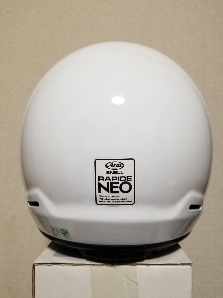ARAI アライ RAPIDE-NEO ラパイドネオ 白 61-62センチ XL スモーク 