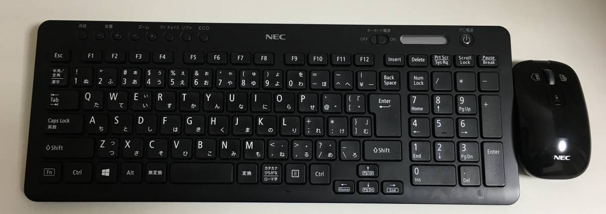 純正】NEC ワイヤレス キーボード KG-1129 マウス MG-1132 NEC 純正