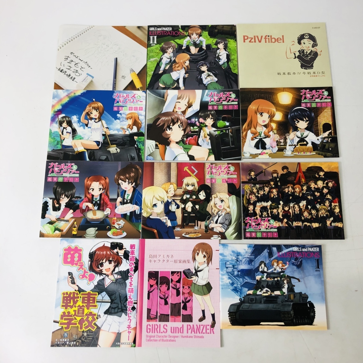 中古 Blu-ray ガールズ&パンツァー ガルパン 初回限定生産 全6巻セット