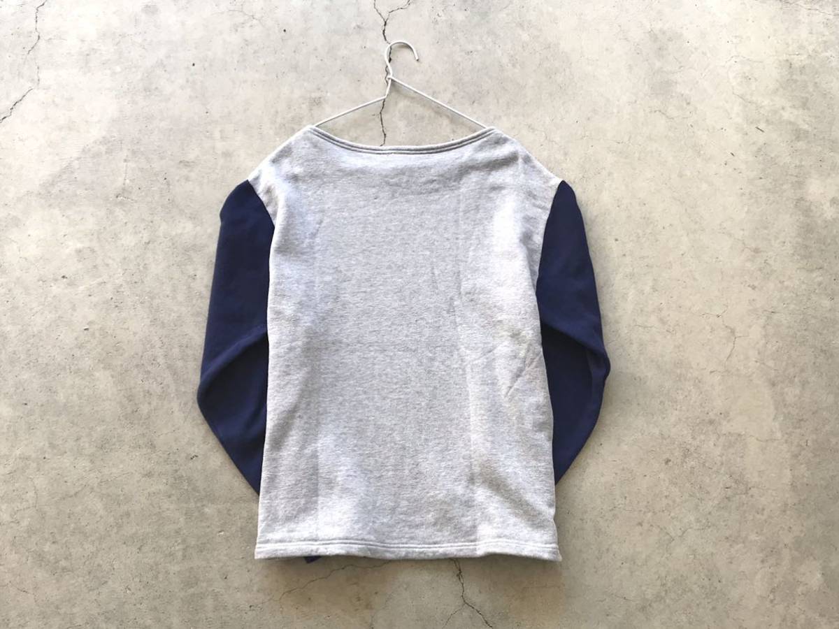 BEAMS PLUS別注 LOOPWHEELER ボートネック仕様 吊り裏毛 スウェット 