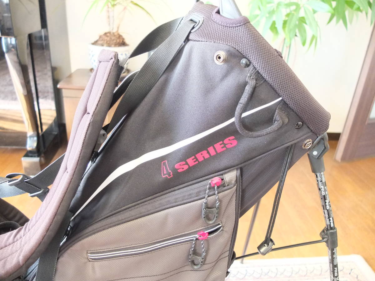 PING スタンド キャディバッグ 4シリーズ 黒 PINGCB-N2504 OUTDOOR