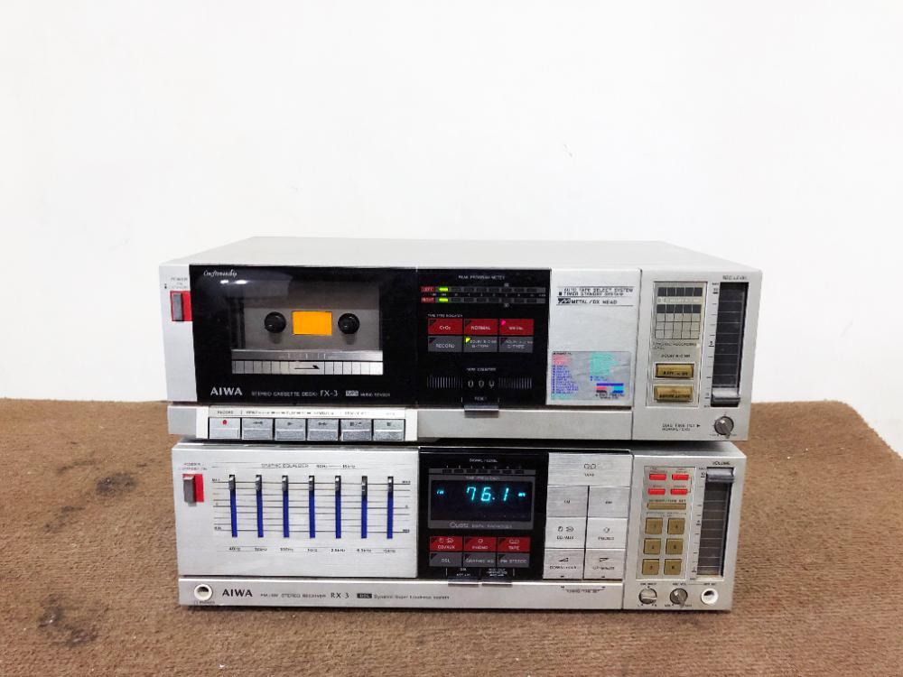 ◎☆ジャンク扱い品 中古☆AIWA アイワ コンポ カセットデッキ/AM・FM