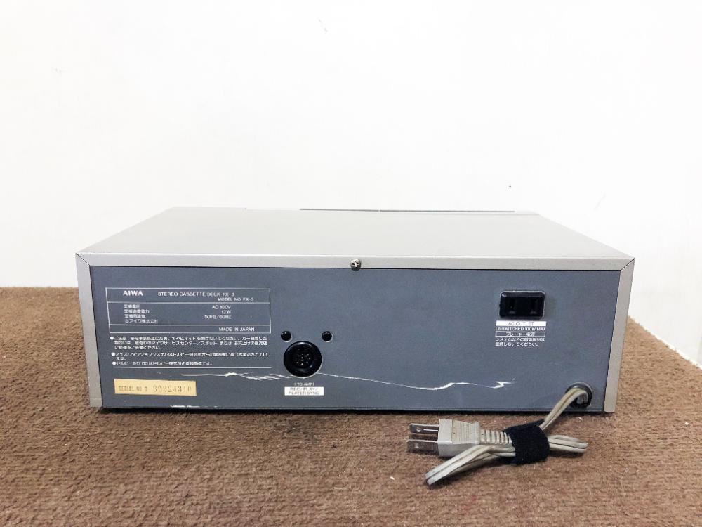 ◎☆ジャンク扱い品 中古☆AIWA アイワ コンポ カセットデッキ/AM・FM