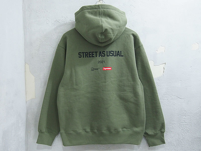 Supreme Wtaps Hooded Sweatshirt Olive M