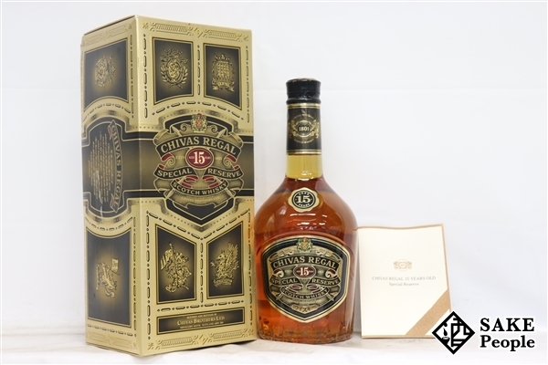 ◇注目! シーバス・リーガル 15年 オールドボトル 750ml 43％ 箱 冊子