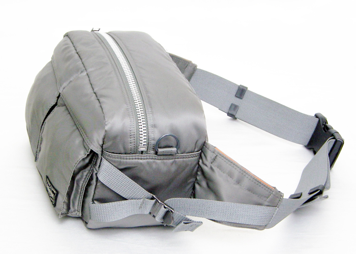 【美品】PORTER タンカー ウエストバッグ シルバーグレー PORTER ウエストバック シルバー PORTER ウエストバッグ タンカー 美品