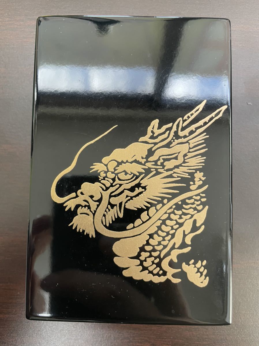 激レア!!!】【未使用】ZIPPO 本金 漆 平成12年 干支 龍 辰 辰年 竜 