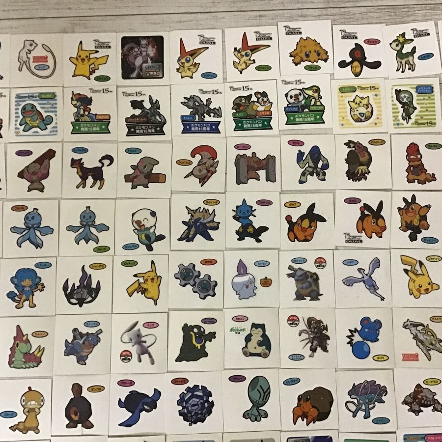 ジャンク品】ポケモンパンシール 各種 まとめ売り ピカチュウ