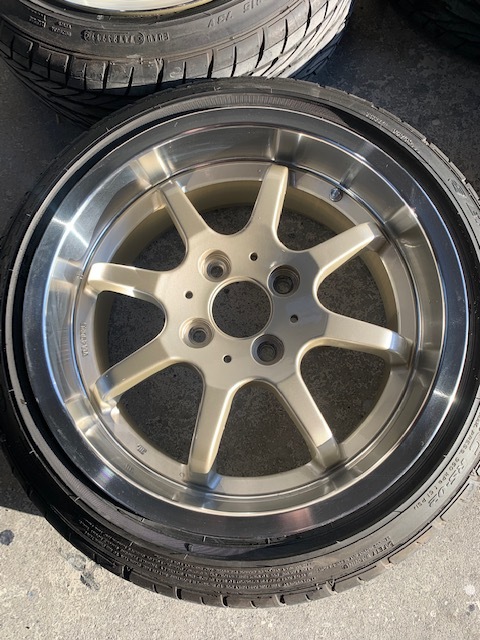 ブリヂストン ホイール 美品 165/50-15 グッドイヤー バリ山 PCD100 
