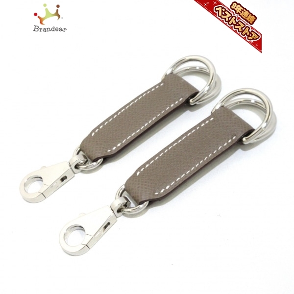  エルメス HERMES ヴォーエプソン エトゥープ アタッシュソワ バッグストラップ/シルバー金具 Y 同様 小物(服飾小物)｜売買されたオークション情報、yahooの商品情報をアーカイブ公開 - オーク 服飾小物