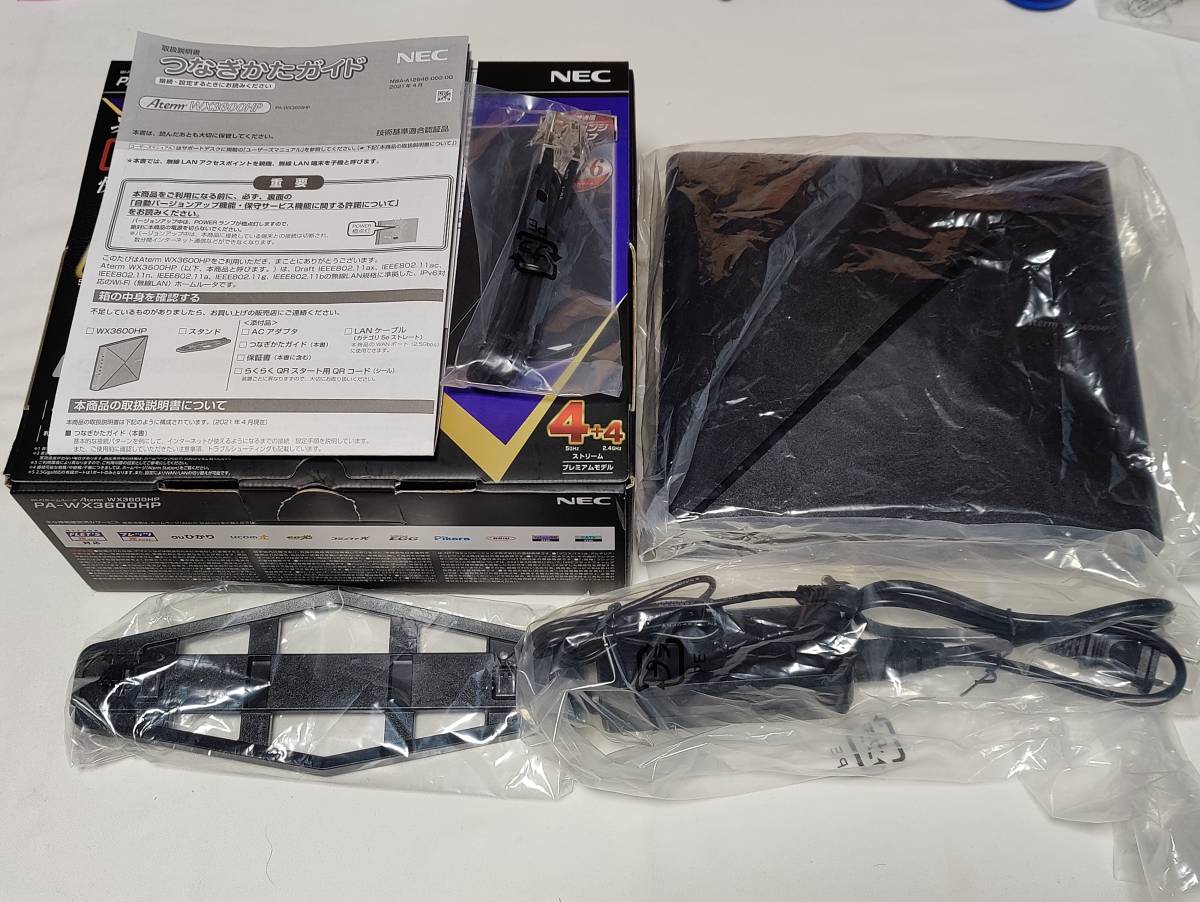 Aterm PA-WX3600HP NEC WX3600HP Wi-Fi 0 中古 美品 無線LANルーター(Wi-Fi