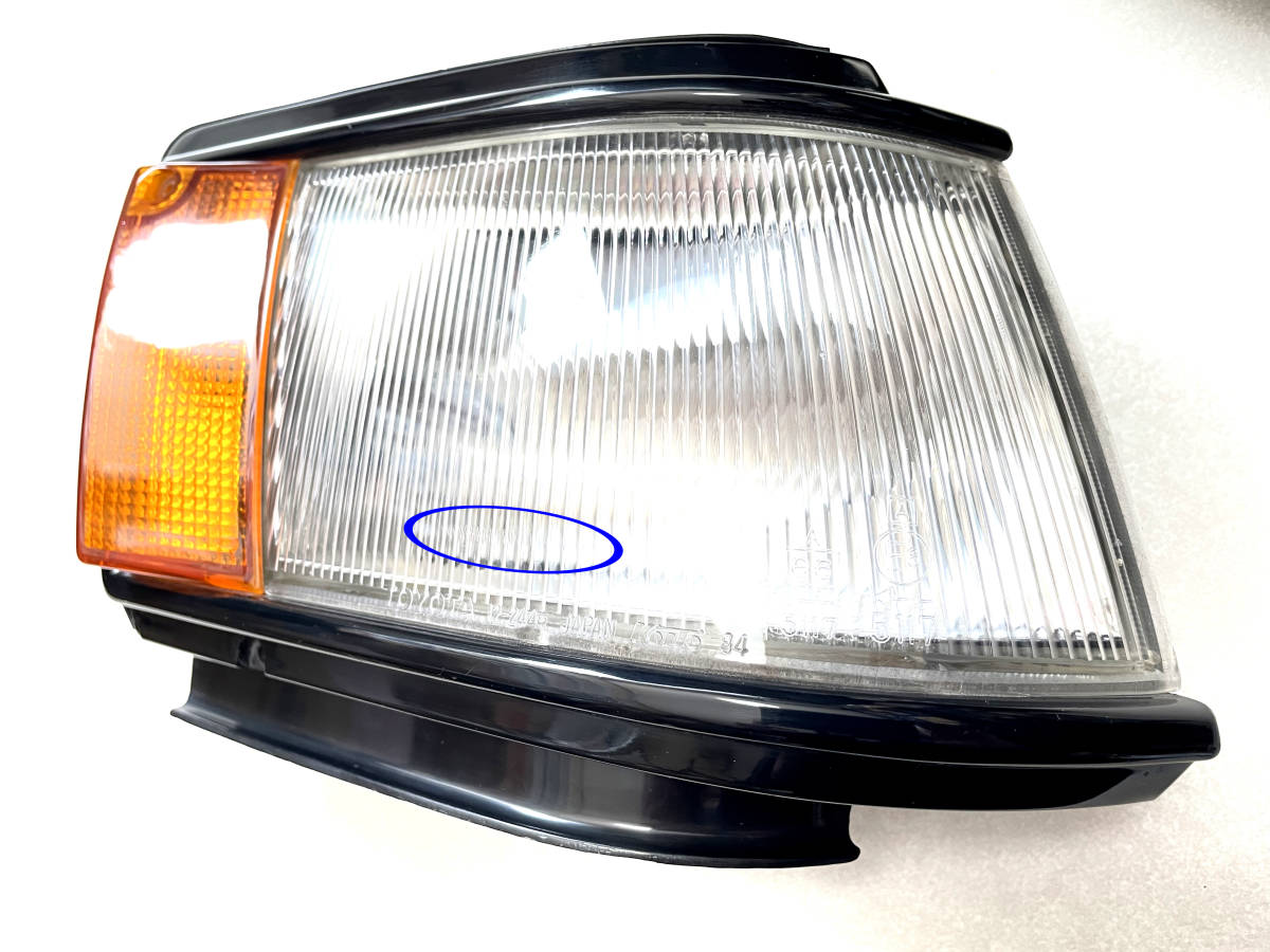 AE86 レビン 後期 純正 コーナーレンズ コーナーランプ サイドマーカー