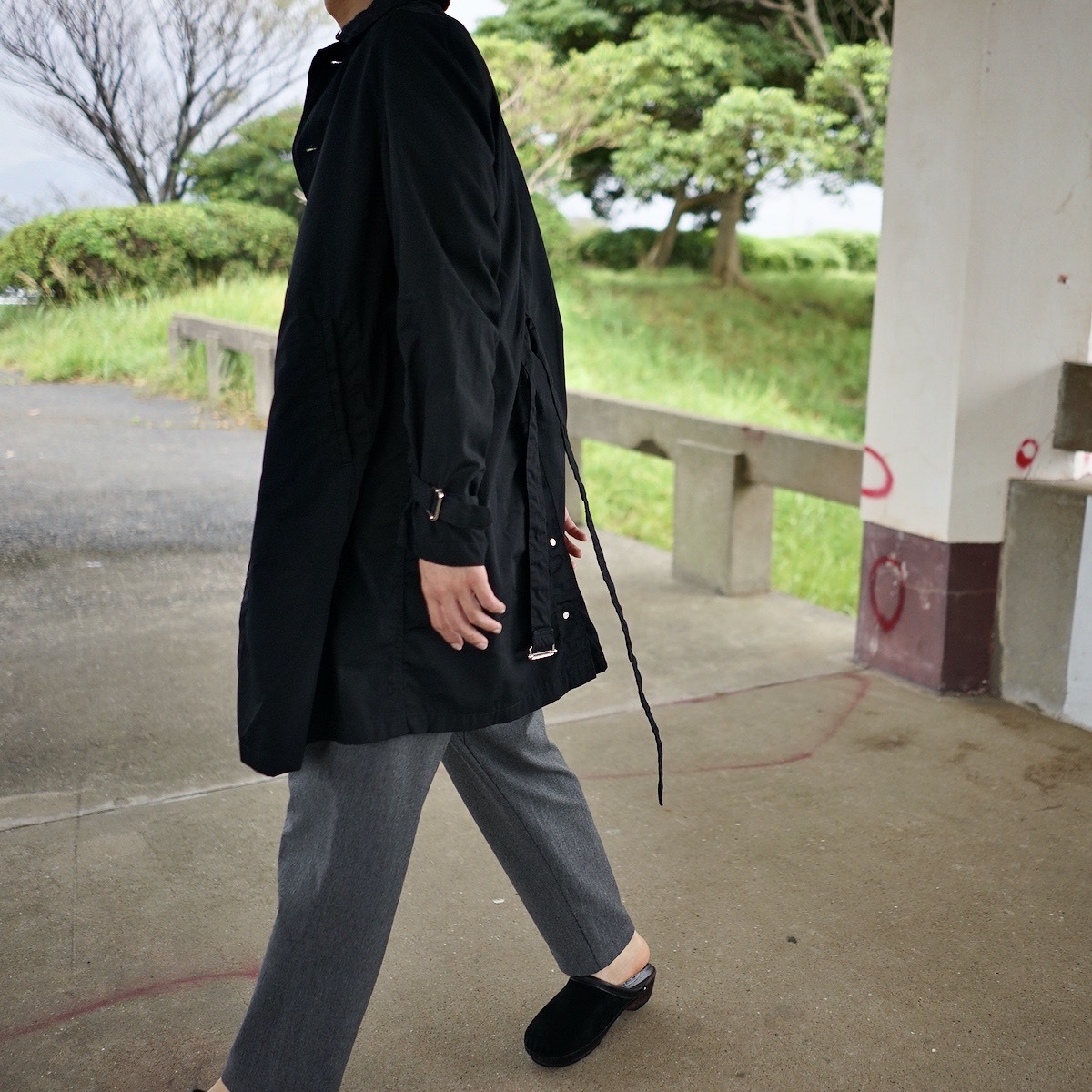 Engineered Garments コート XS USA製 黒 ENGINEERED GARMENTS エンジニアードガーメンツ コート アウター