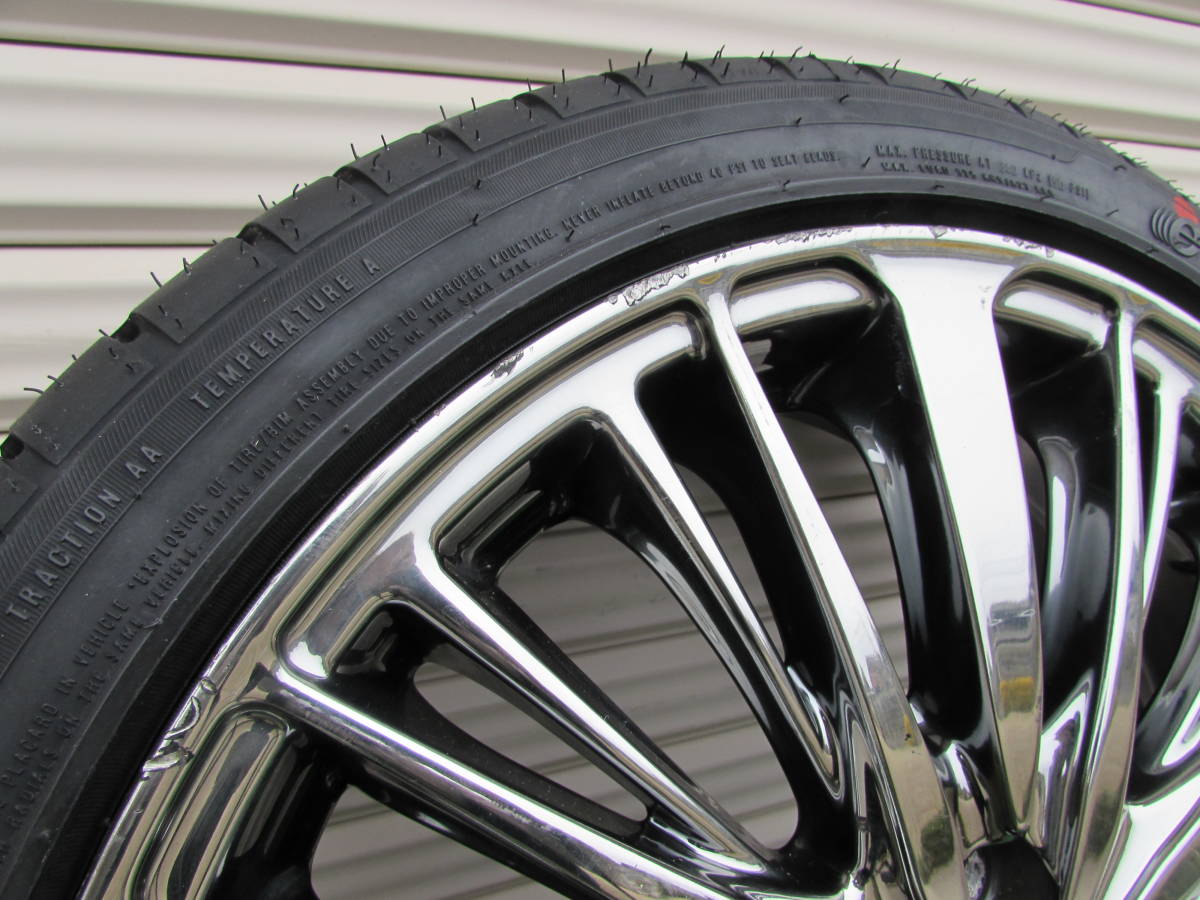 16インチ ロクサーニ メッキ ホイール 5.5J オフセット ＋ 48 PCD 100 
