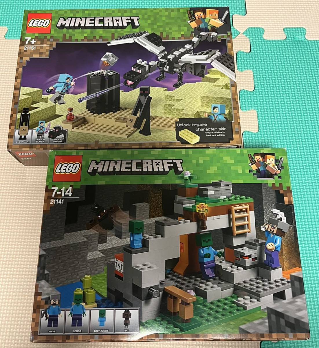送料込 新品 未開封 レゴ マインクラフト ゾンビの洞くつ 最後の戦い エンダードラゴン マイクラ２種セット Sakumoto Co Jp