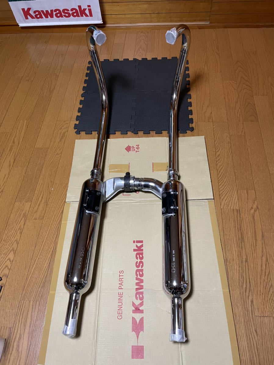 W400純正マフラー カワサキ (マフラー本体（純正）)｜売買された 