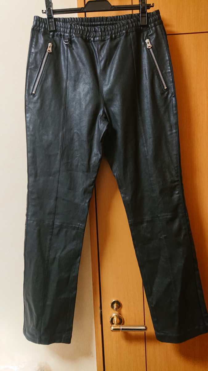 crimie LAMB LEATHER STRETCH TRACK PANTS(クライミー)｜売買された 