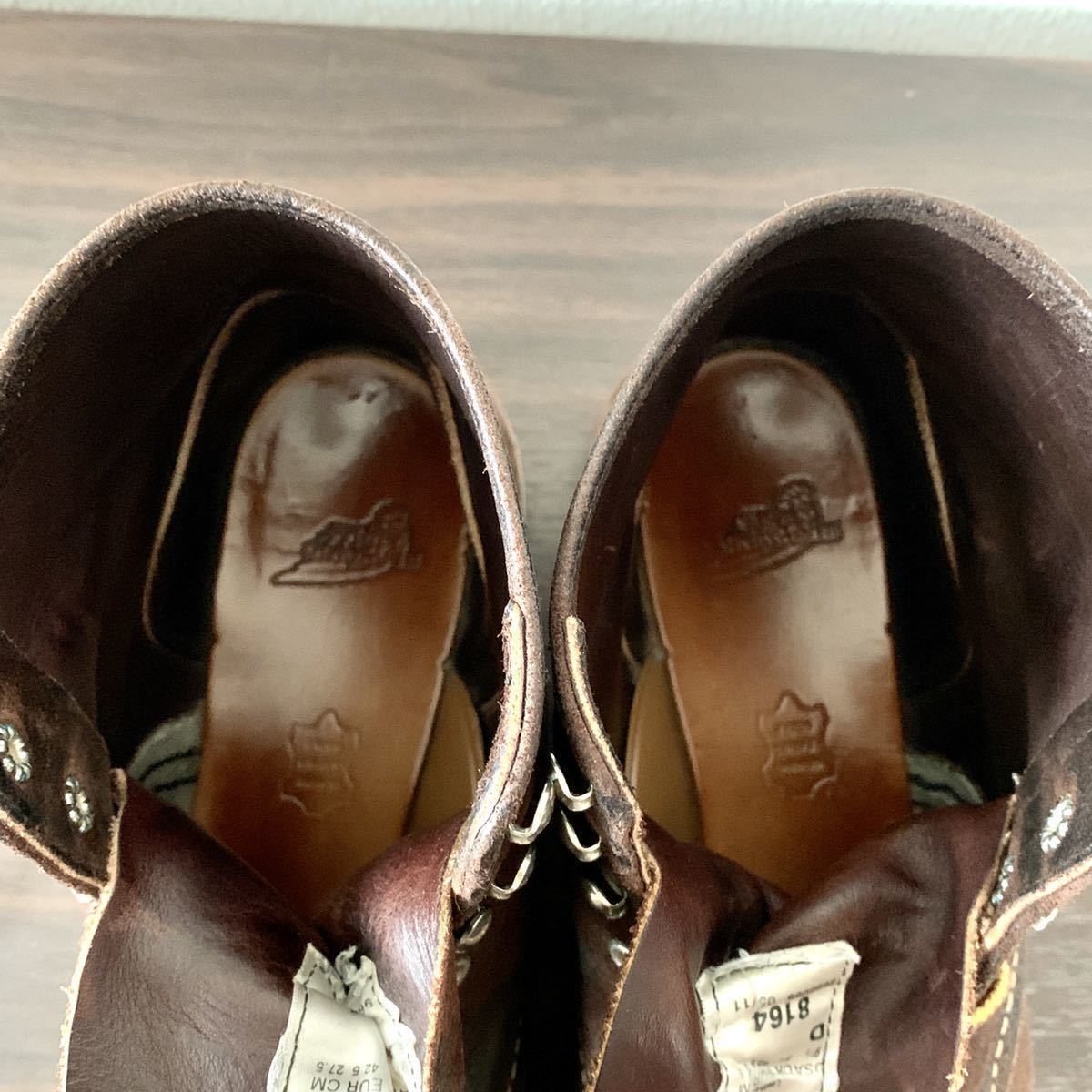 美品】RED WING 8164 9.5D 約27.5cm 2011年製 ジャワミュールスキナー 