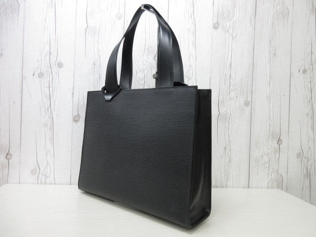 【美品】ルイヴィトン エピ ジェモ ノワール トートバッグ ショルダーバッグ LOUIS VUITTON ジェモ エピ エピ ノワール レザー ブラック ショルダー