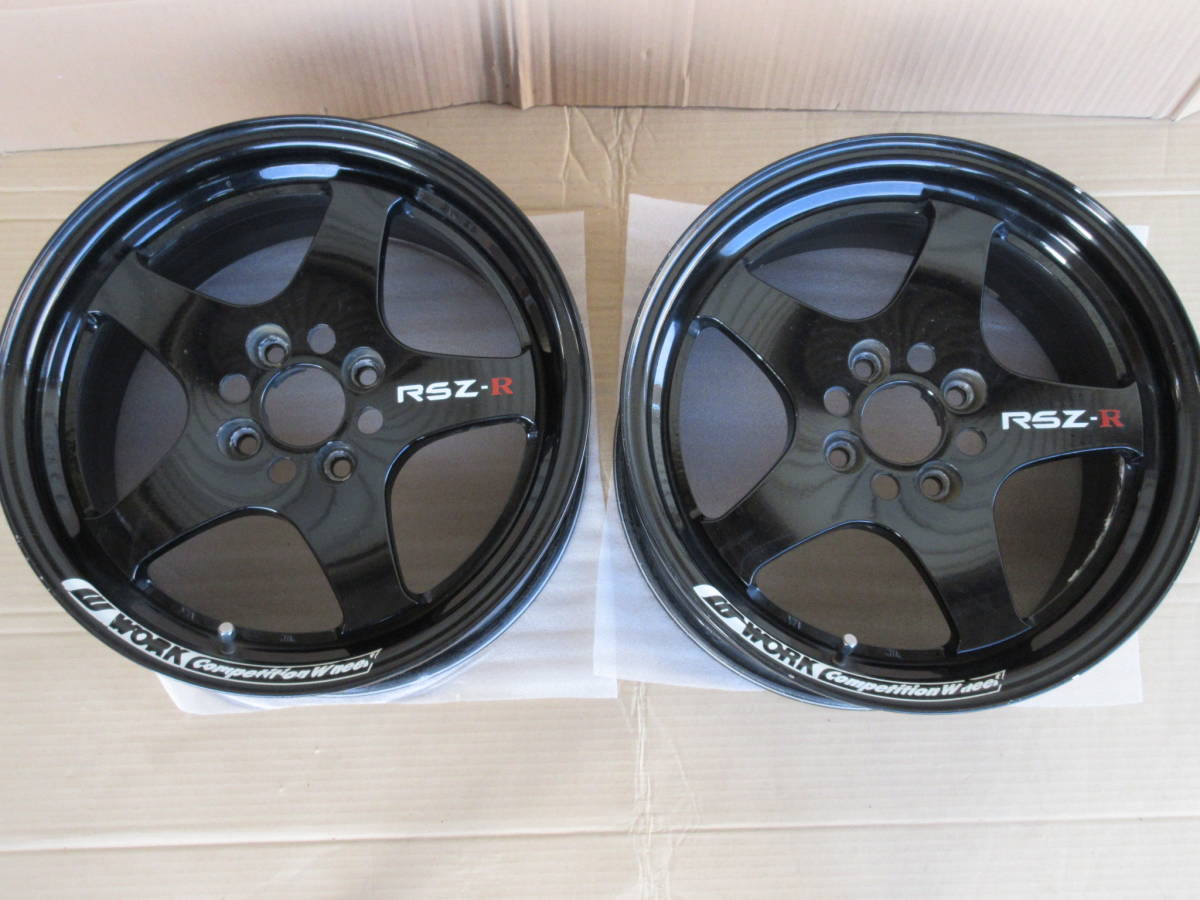 ☆ WORK ワーク RSZ-R 軽量 7J 15インチ ＋40 4H-100 2本 【公式通販】