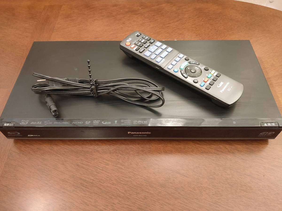 Panasonic パナソニック DIGA DMR-BWT500 HDD ブルーレイ 動作確認済み