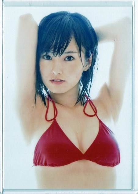 ♪AKB48 NMB☆山本彩 赤ビキニ水着 バストアップ 写真集「SY」特典生