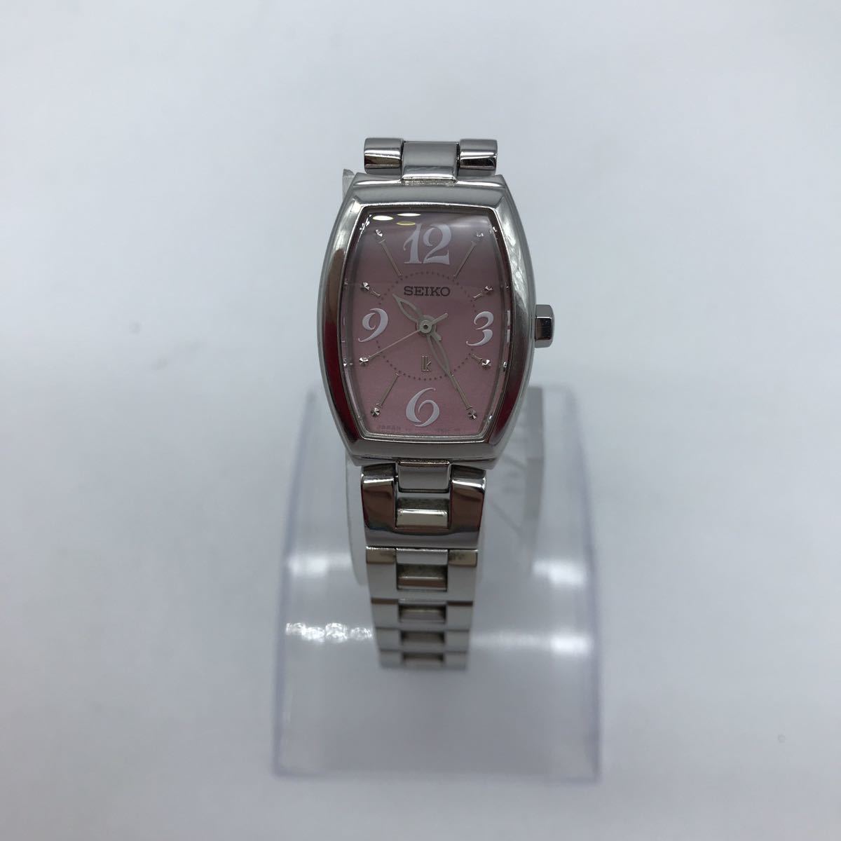 SEIKO セイコー lk ルキア ソーラー V111-0AP0 ピンク 腕時計 動作品 