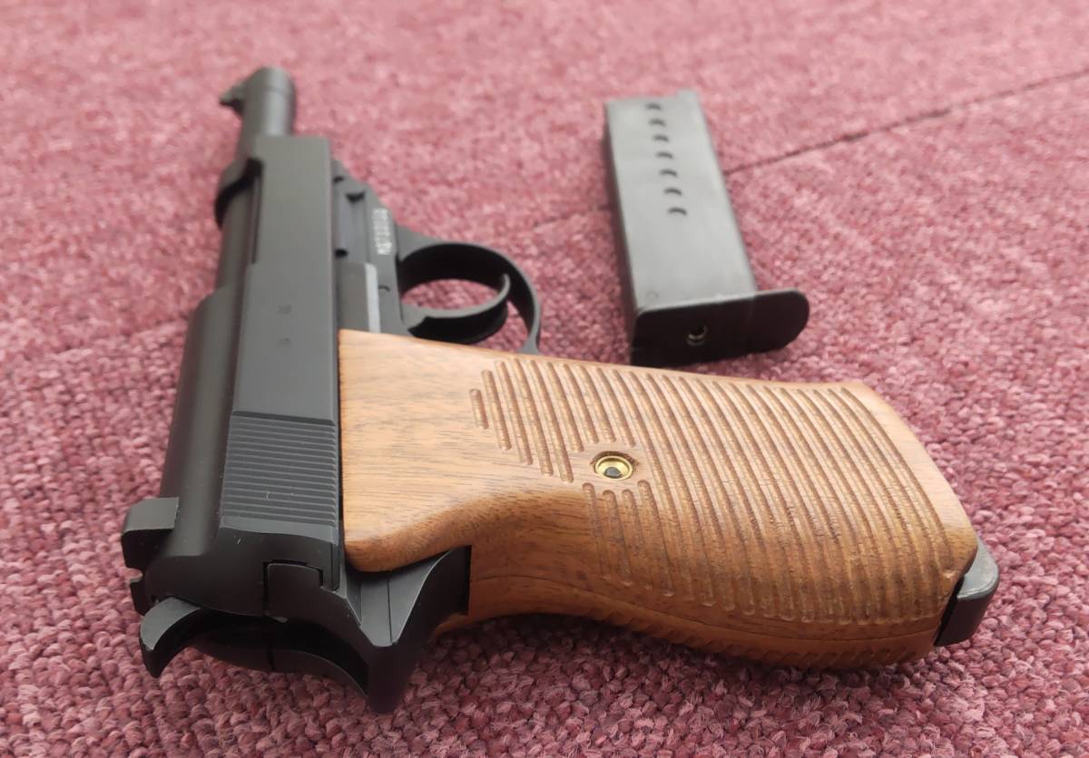 マルゼン・ワルサーP38ガスガン。 マルゼン ワルサー P38 ac41 木製