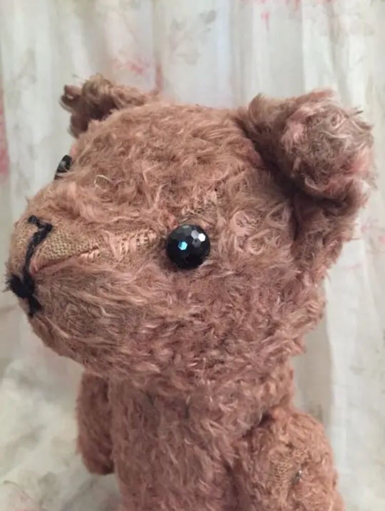 アンティーク ピンク テディベア ぬいぐるみ 検）ドイツ イギリス