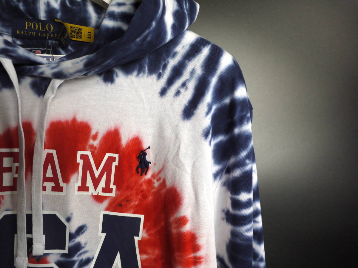 新品 POLO RALPH LAUREN ラルフローレン【L】TEAM USA コットンLONG 