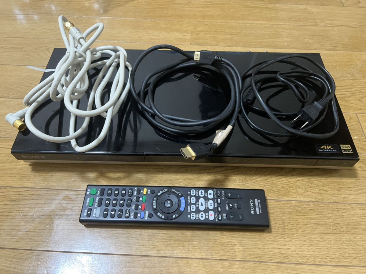 動作確認OK】SONY BDZ-ZW2500 4Kブルーレイレコーダー 純正リモコン 取