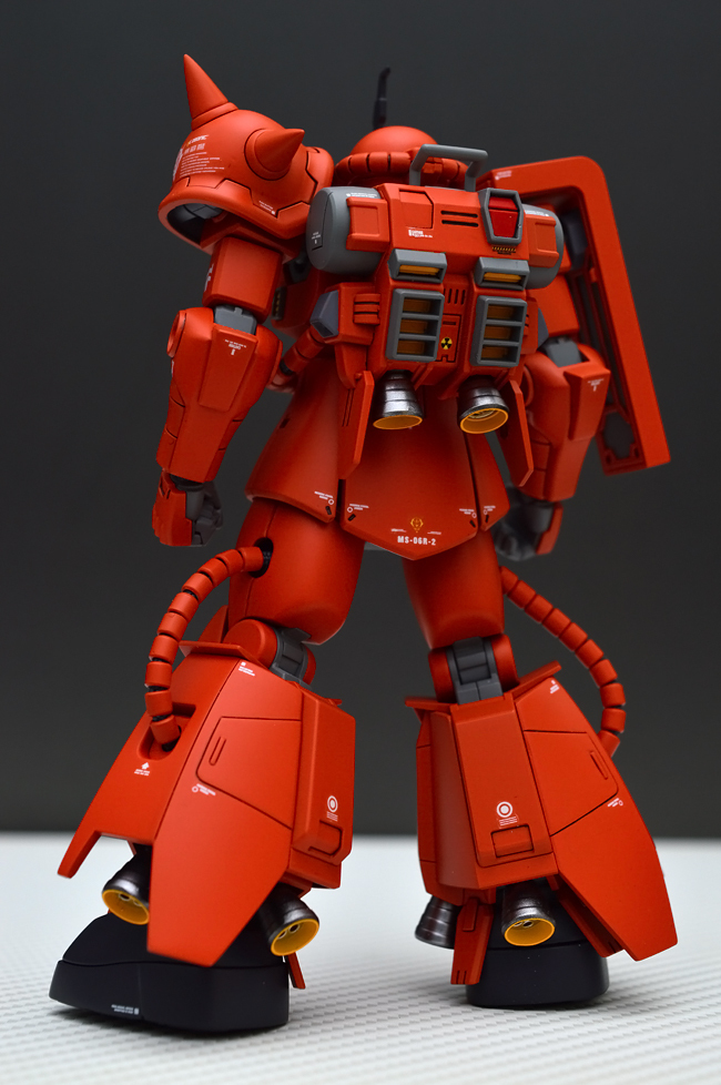 HGUC1/144　高機動型 ザク ビームライフル試験型　MS06-R2/P 改修塗装済み完成品 エリオット・レム機_9