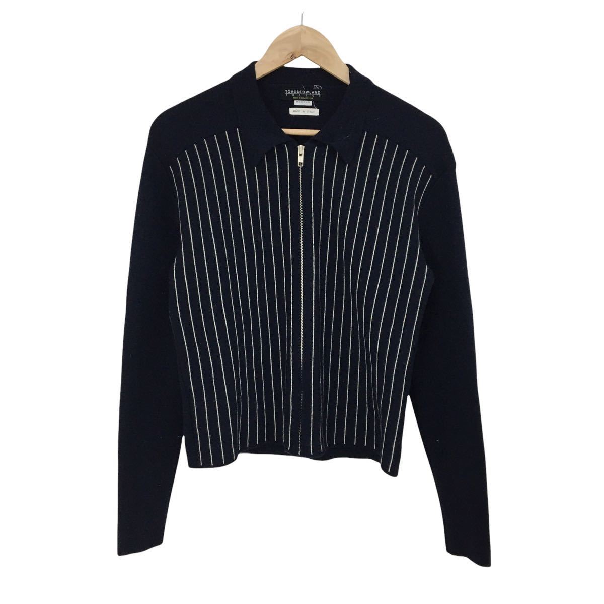 ND007 イタリア製 TOMORROWLANDトゥモローランド TRICOT ジップアップ 